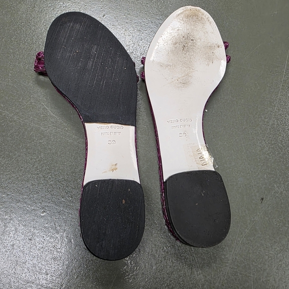 Vintage Dolce & Gabbana Y2k Pink Flats Shoes Sz 39 - Picture 4 of 4